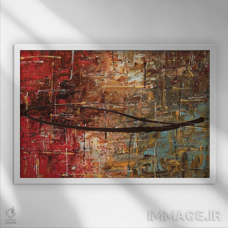 تابلو پاییز اثر کارمن گودز - نمای قابدار سفید