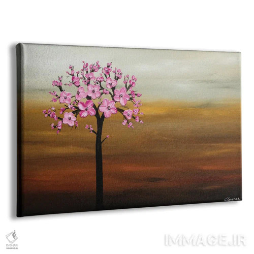 تابلو شکوفه گیلاس اثر کارمن گودز - نمای پرسپکتیو محصول