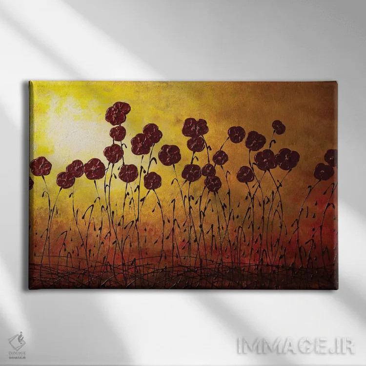 تابلو دره پاییزی اثر کارمن گودز - نمای روبهرو روی دیوار