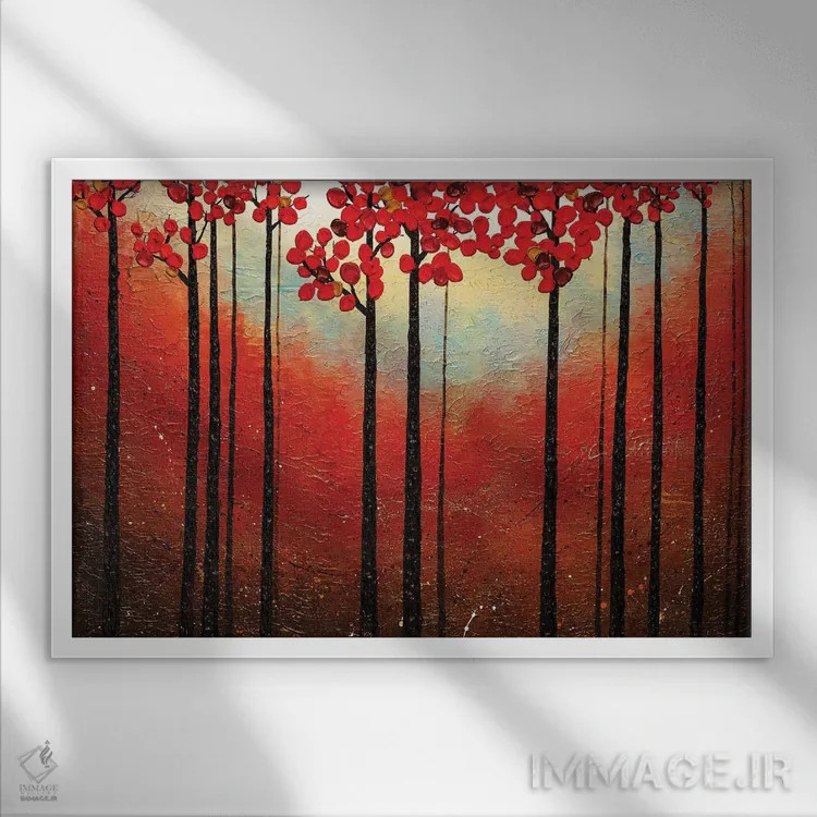 تابلو عطر دشت اثر کارمن گودز - نمای قابدار سفید