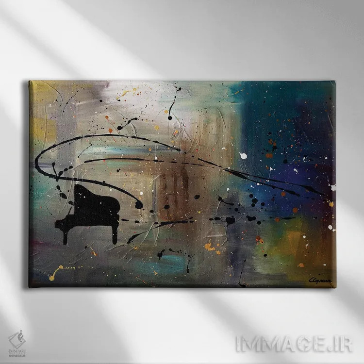 تابلو شب جز اثر کارمن گودز - نمای روبهرو روی دیوار