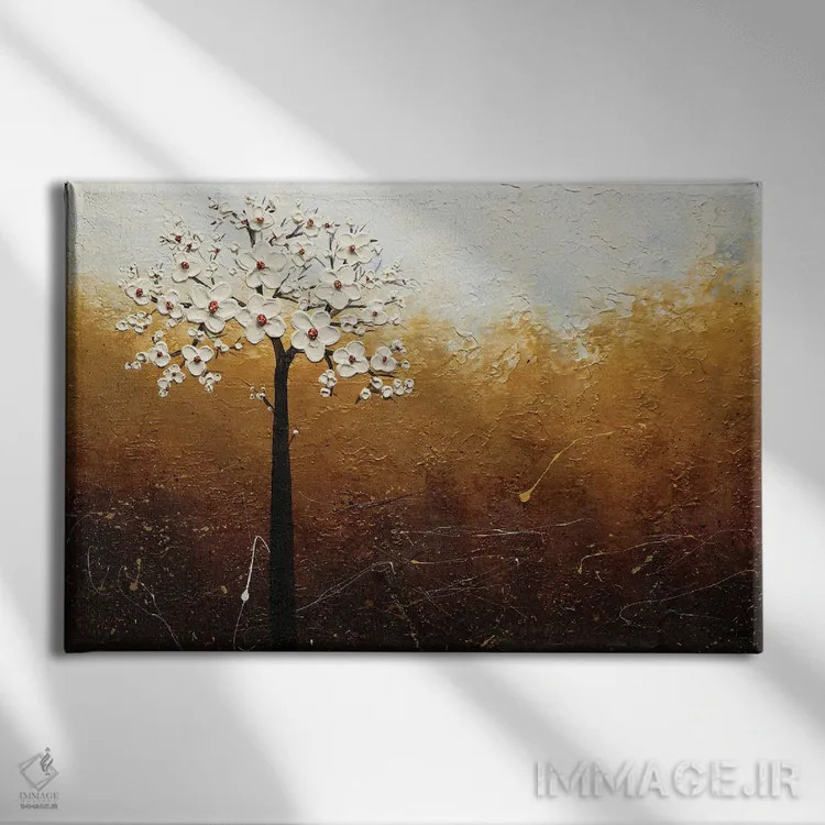 تابلو مانند بره وارد شدن (اصطلاح) اثر کارمن گودز - نمای روبهرو روی دیوار