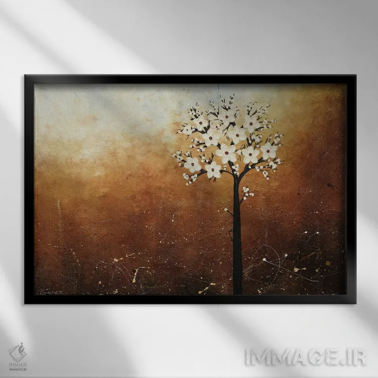 تابلو امید در افق اثر کارمن گودز - نمای قابدار مشکی