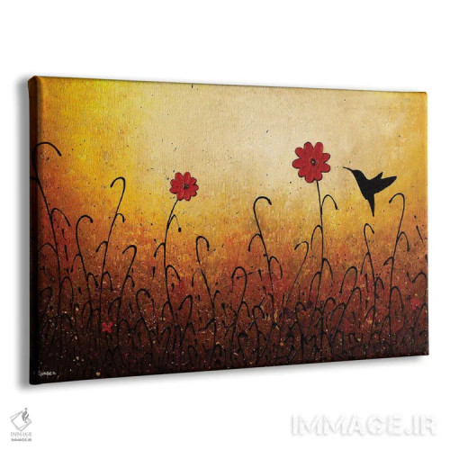 تابلو الهام شیرین اثر کارمن گودز - نمای پرسپکتیو محصول