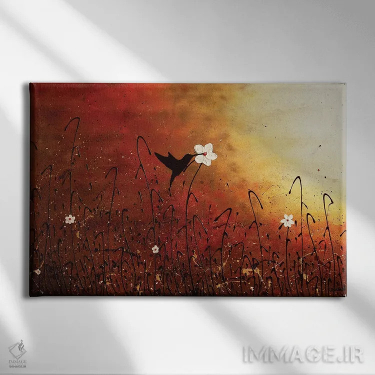 تابلو شهد شیرین اثر کارمن گودز - نمای روبهرو روی دیوار