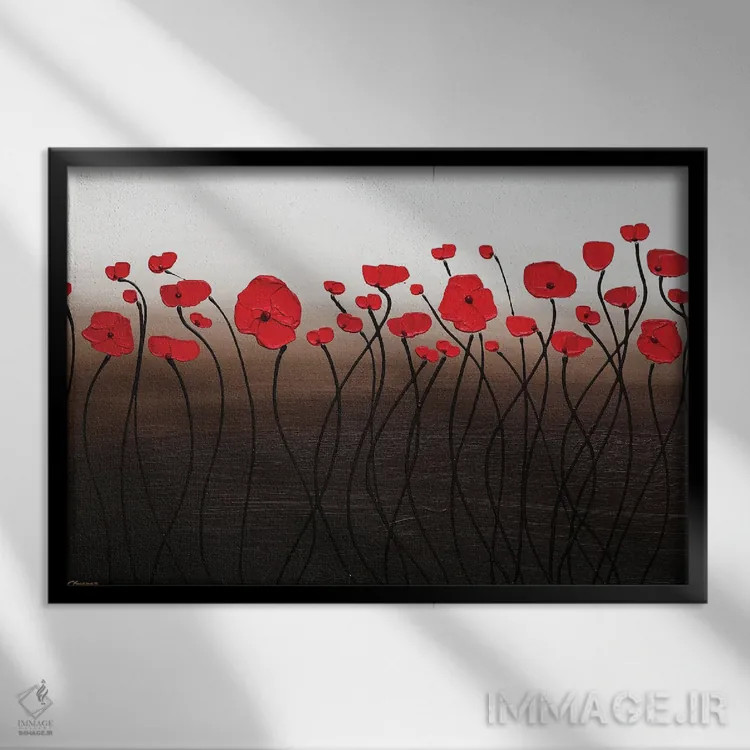 تابلو فصل جدید اثر کارمن گودز - نمای قابدار مشکی