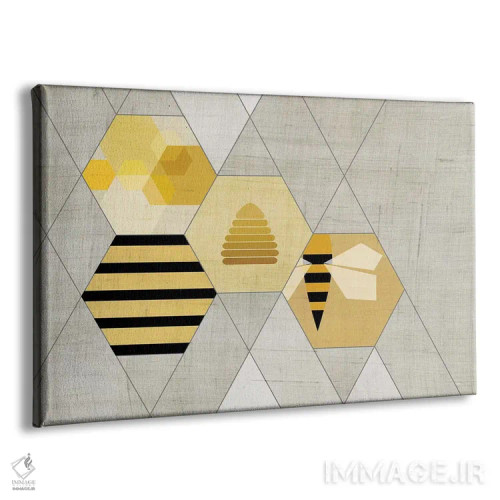 تابلو زنبورها ۲ اثر چایا شرادر - نمای پرسپکتیو محصول