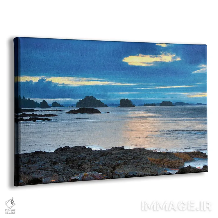 تابلو جزیره هنگام طلوع آفتاب اثر چاک بردیک - نمای پرسپکتیو محصول