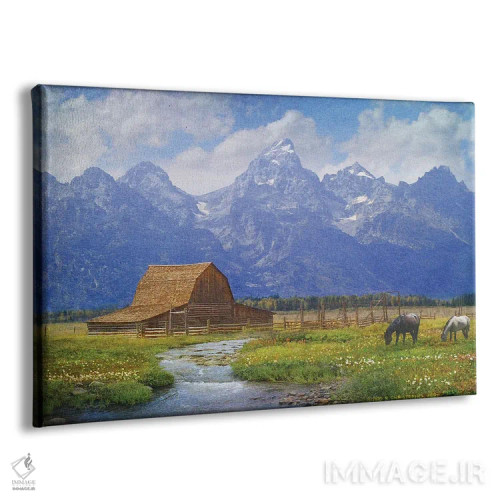 تابلو طویلهٔ مولتون اثر کریستوفر وست - نمای پرسپکتیو محصول