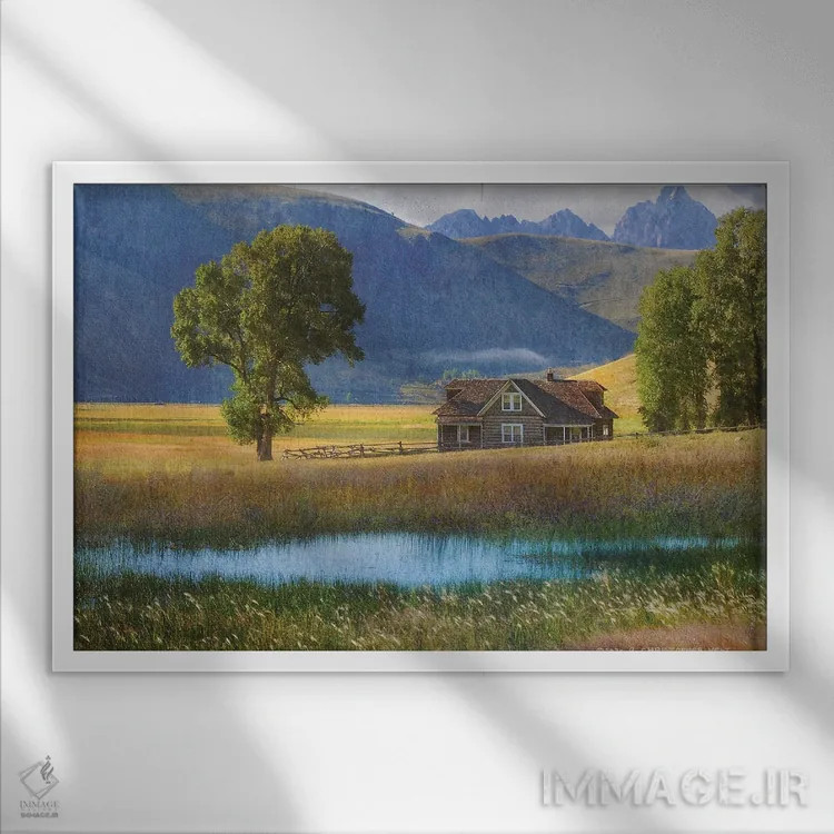 تابلو خانهٔ میلر گرند تتونز اثر کریستوفر وست - نمای قابدار سفید