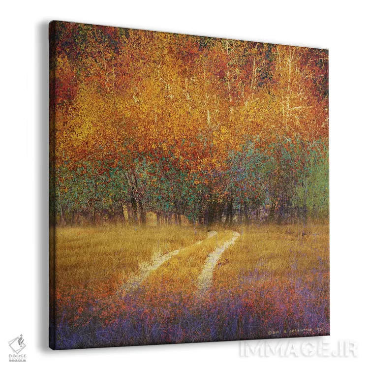 تابلو پنبههای روشن اثر کریستوفر وست - نمای پرسپکتیو محصول