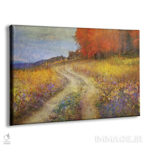 تابلو جاده کنار دریاچه اثر کریستوفر وست - نمای پرسپکتیو محصول