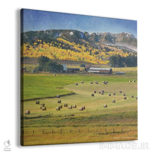 تابلو پشتههای علف خشک نهر گیلاس اثر کریستوفر وست - نمای پرسپکتیو محصول