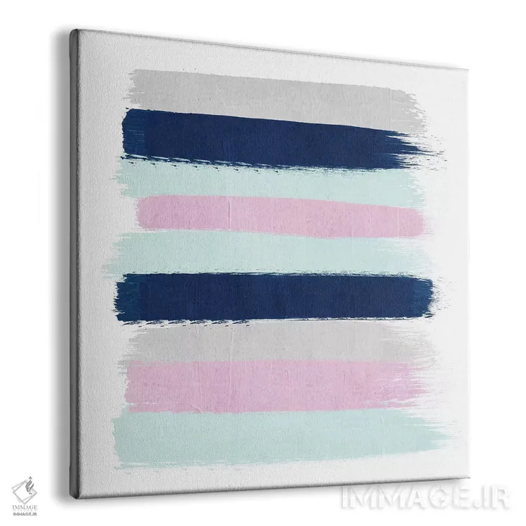 تابلو راهراه برتی (طرحپارچه) اثر شارلوت وینتر - نمای پرسپکتیو محصول