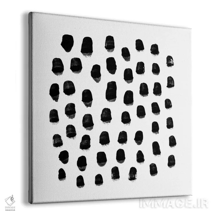 تابلو تیا سیاه و سفید اثر شارلوت وینتر - نمای پرسپکتیو محصول