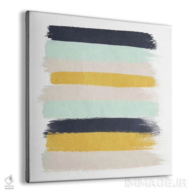 تابلو راهراه تینزلی (طرح) اثر شارلوت وینتر - نمای پرسپکتیو محصول