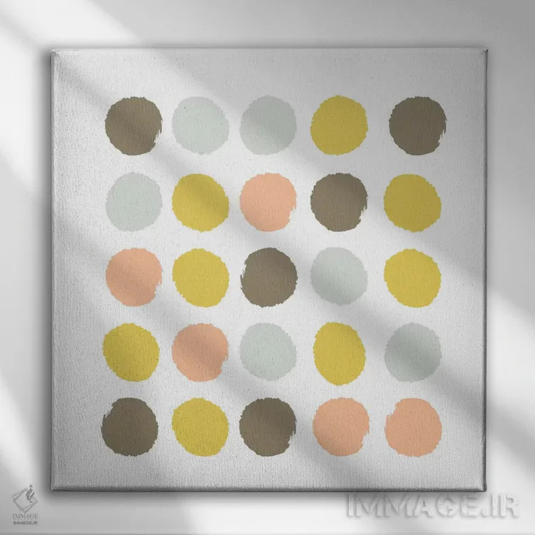 تابلو خالخالی آپتون (طرح) اثر شارلوت وینتر - نمای روبهرو روی دیوار