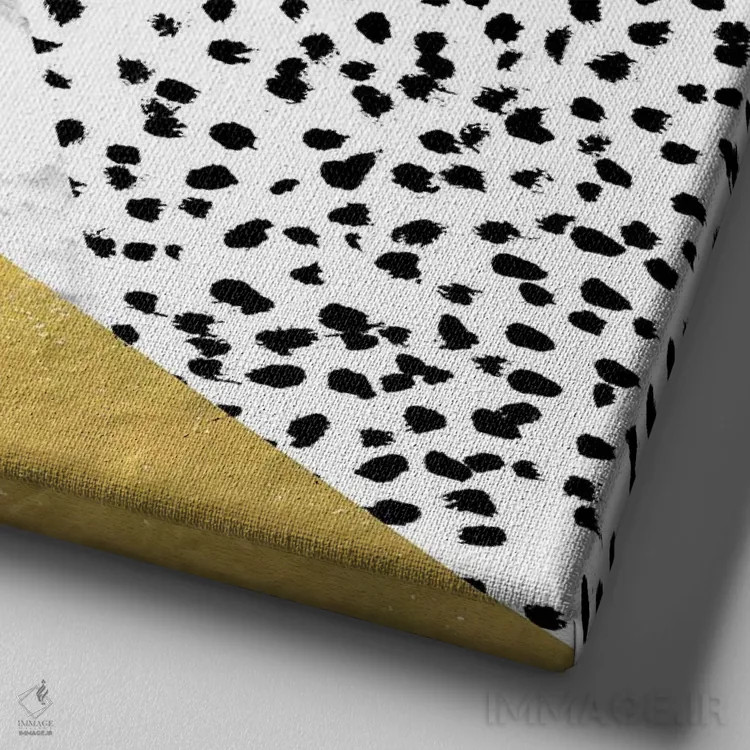 تابلو کارینا (نام خاص) اثر شارلوت وینتر - نمای نزدیک بافت بوم