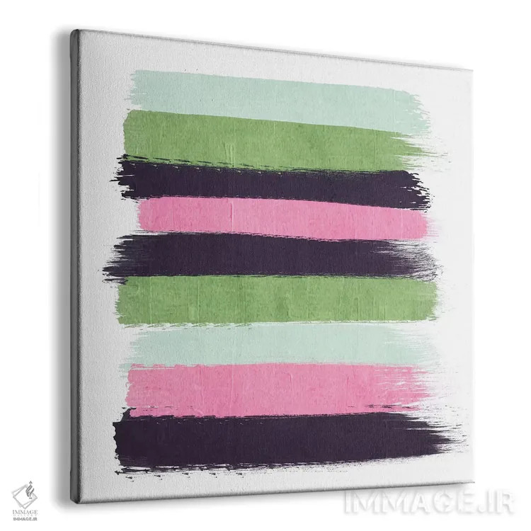 تابلو راهراه کس (طرح) اثر شارلوت وینتر - نمای پرسپکتیو محصول