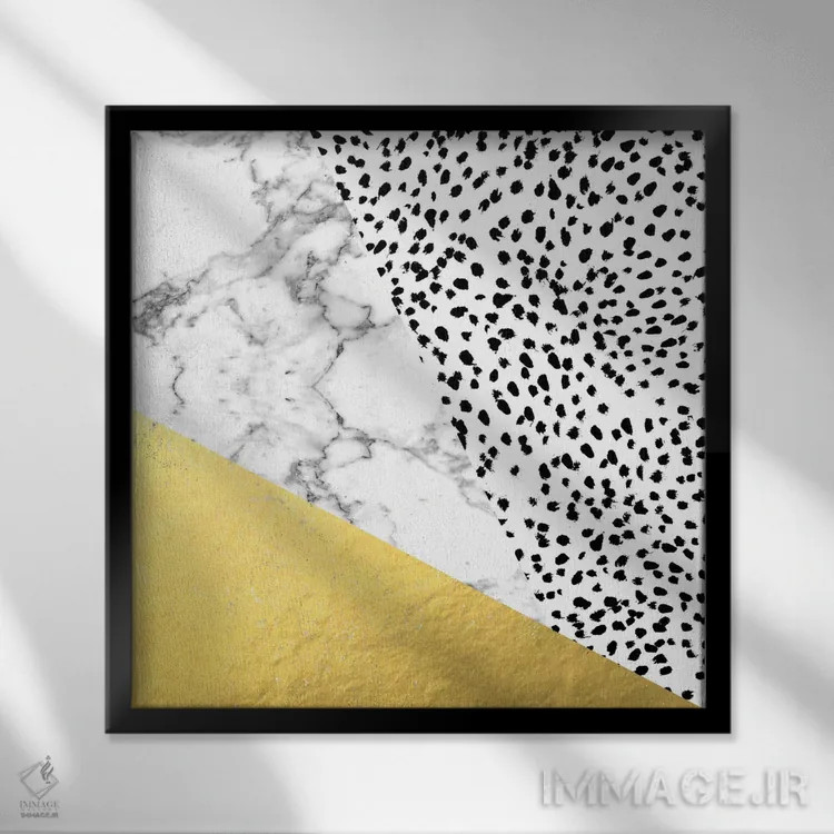 تابلو کارینا (نام خاص) اثر شارلوت وینتر - نمای قابدار مشکی