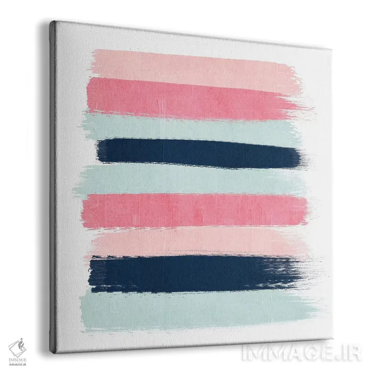 تابلو "راهراههای آیلا" اثر شارلوت وینتر - نمای پرسپکتیو محصول