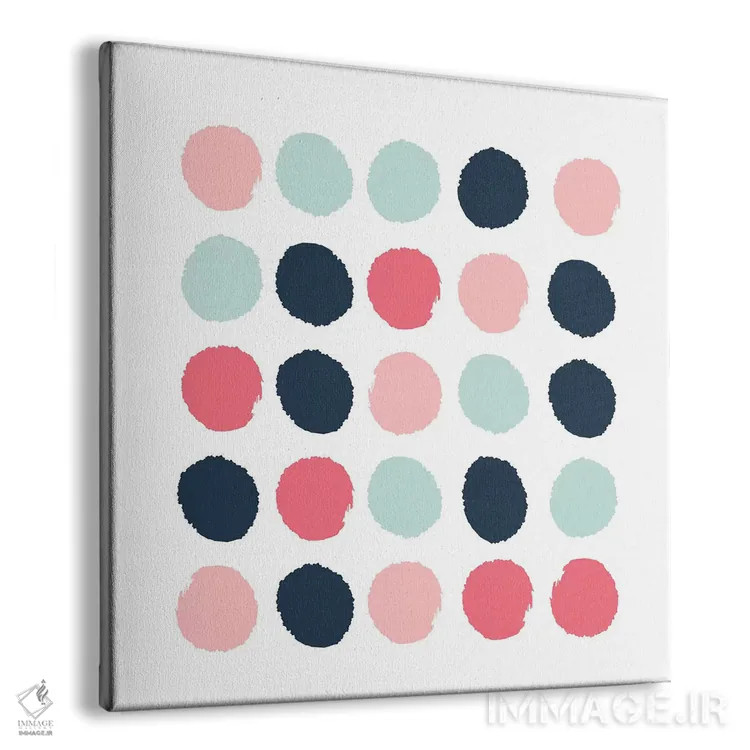 تابلو "نقطههای آیلا" اثر شارلوت وینتر - نمای پرسپکتیو محصول