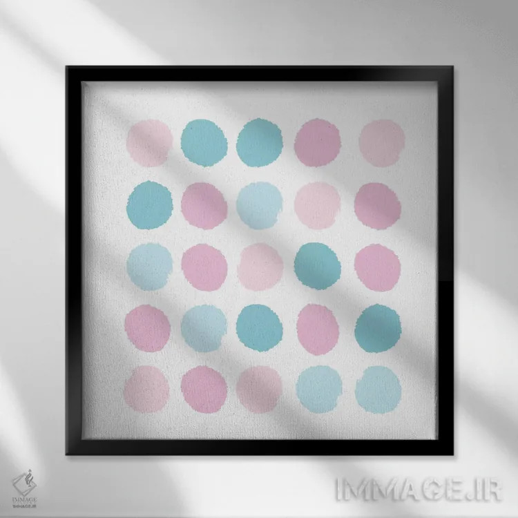 تابلو خالخالی دنی (طرح) اثر شارلوت وینتر - نمای قابدار مشکی