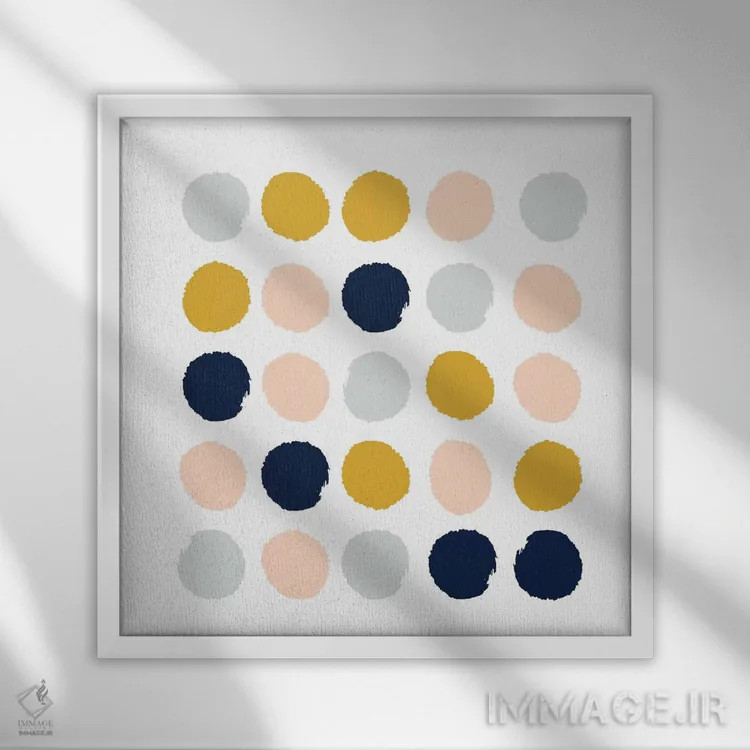 تابلو خالخالی استر (طرح) اثر شارلوت وینتر - نمای قابدار سفید