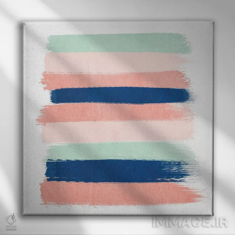 تابلو "راهراههای کیلا" اثر شارلوت وینتر - نمای روبهرو روی دیوار