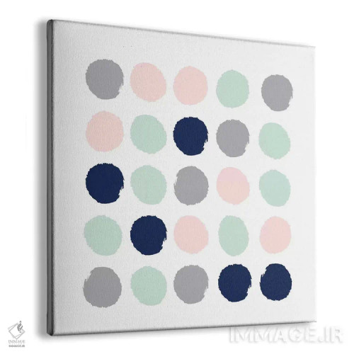 تابلو "نقطههای ملیا" اثر شارلوت وینتر - نمای پرسپکتیو محصول