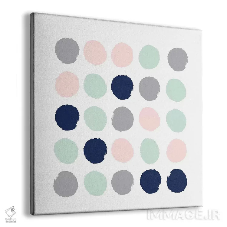 تابلو "نقطههای ملیا" اثر شارلوت وینتر - نمای پرسپکتیو محصول