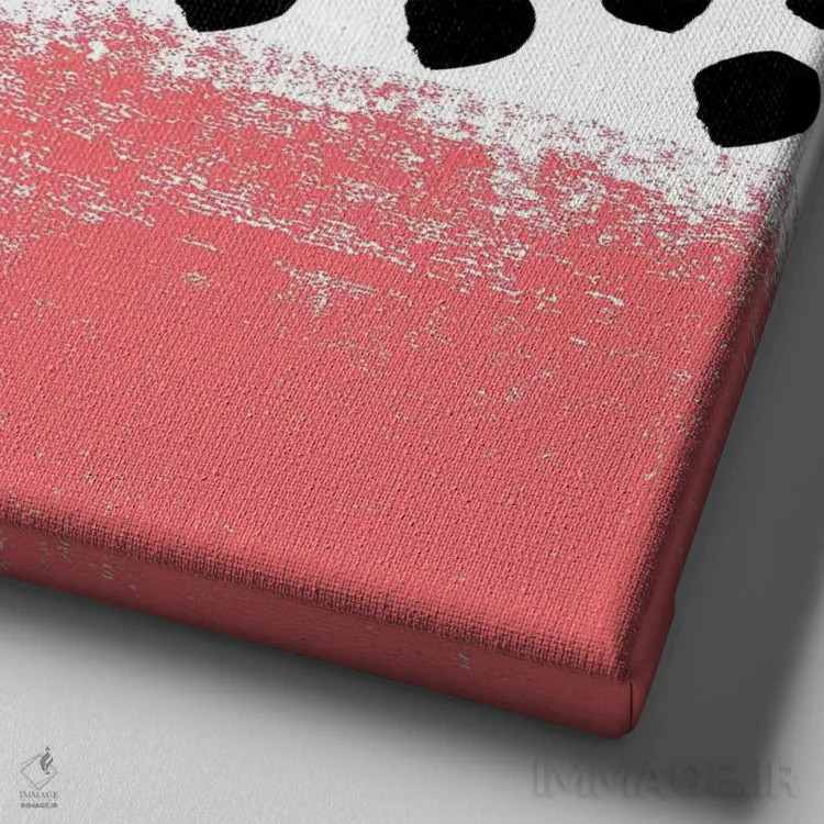 تابلو "لولا" اثر شارلوت وینتر - نمای نزدیک بافت بوم