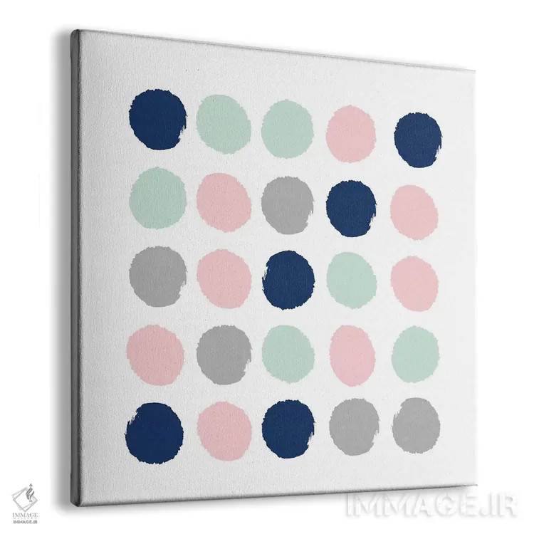 تابلو "نقطههای اوستارا" اثر شارلوت وینتر - نمای پرسپکتیو محصول