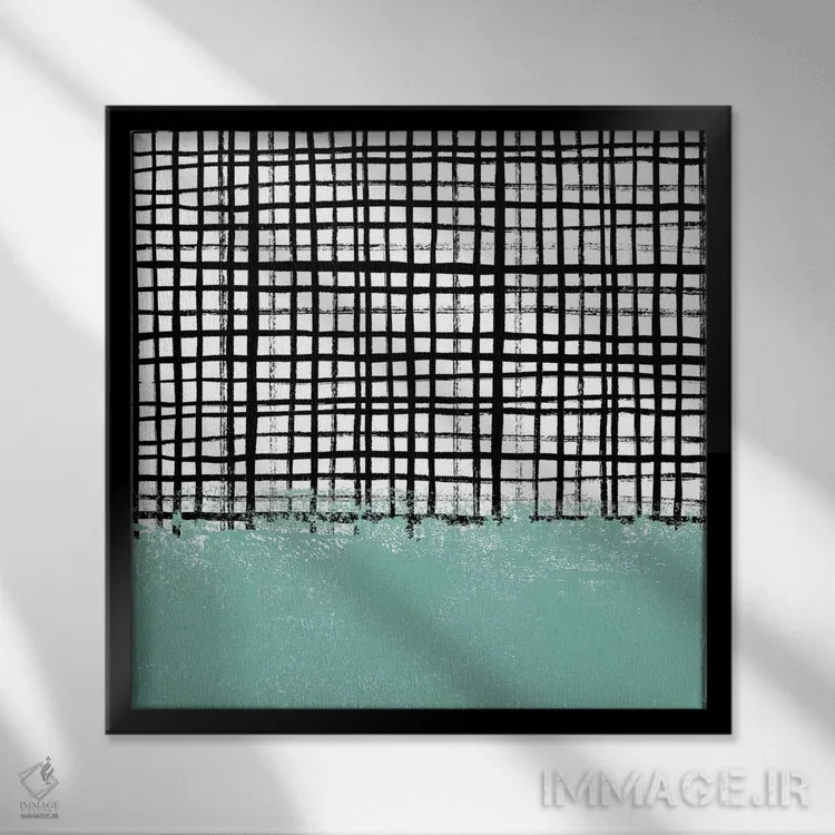 تابلو "میلا" اثر شارلوت وینتر - نمای قابدار مشکی