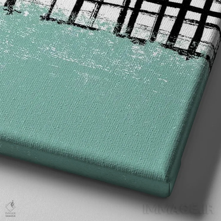 تابلو "میلا" اثر شارلوت وینتر - نمای نزدیک بافت بوم