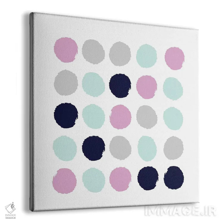 تابلو "نقطههای برتی" اثر شارلوت وینتر - نمای پرسپکتیو محصول