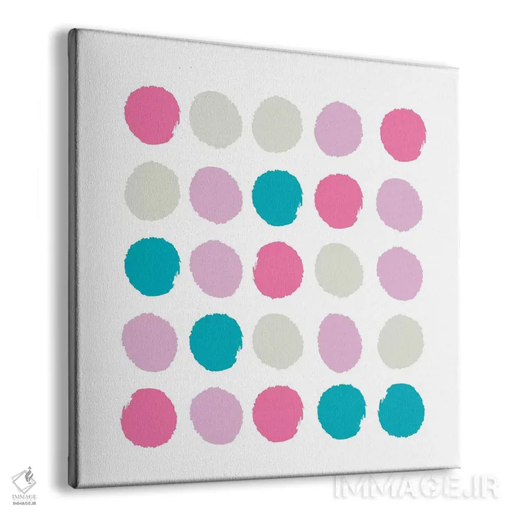 تابلو "نقطههای رئا" اثر شارلوت وینتر - نمای پرسپکتیو محصول