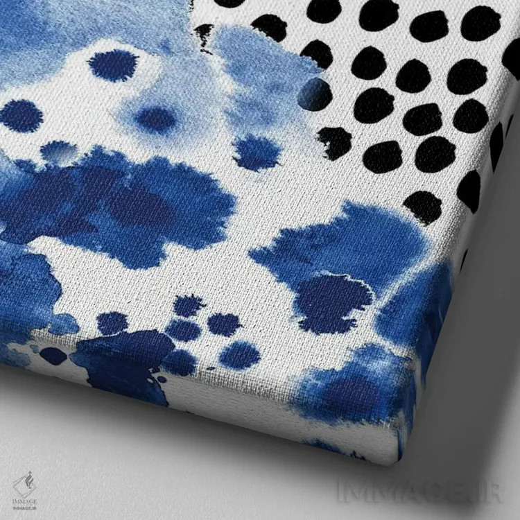 تابلو "مانرو" اثر شارلوت وینتر - نمای نزدیک بافت بوم