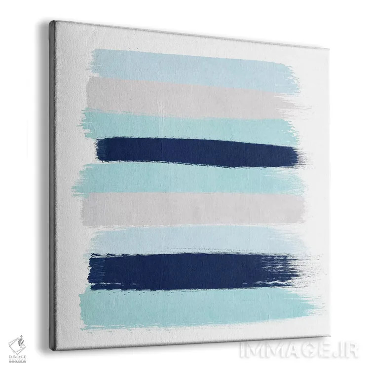 تابلو "راهراههای رایلی" اثر شارلوت وینتر - نمای پرسپکتیو محصول