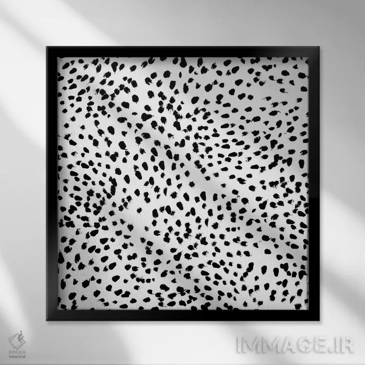 تابلو "نادیا (سیاه و سفید)" اثر شارلوت وینتر - نمای قابدار مشکی