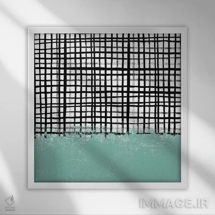 تابلو "میلا" اثر شارلوت وینتر - نمای قابدار سفید