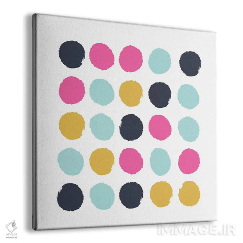 تابلو "نقطههای ساچا" اثر شارلوت وینتر - نمای پرسپکتیو محصول
