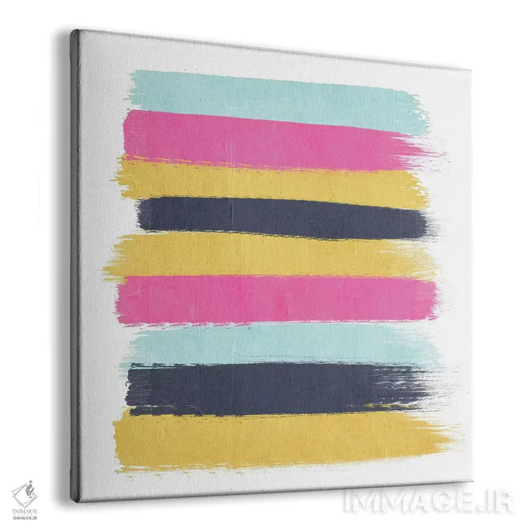 تابلو "راهراههای ساچا" اثر شارلوت وینتر - نمای پرسپکتیو محصول