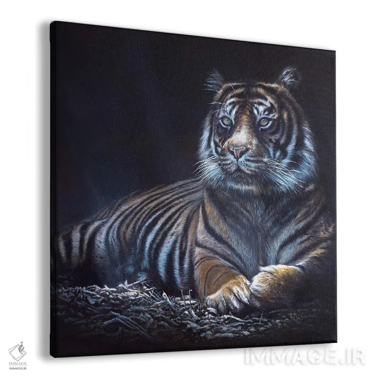 تابلو "درون سایهها" اثر هنر چامی - نمای پرسپکتیو محصول