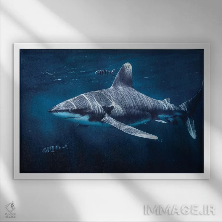 تابلو "با هم" اثر هنر چامی - نمای قابدار سفید