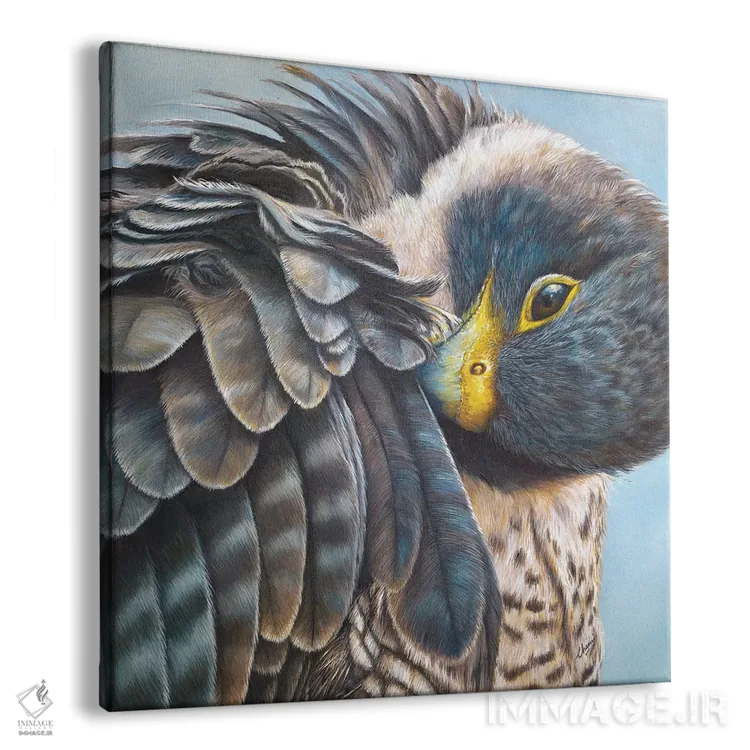 تابلو "چینخورده ۲" اثر هنر چامی - نمای پرسپکتیو محصول