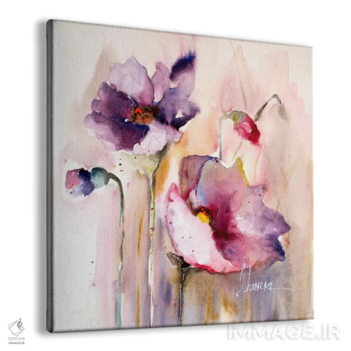 تابلو "شقایق آلوچه ۱" اثر لتیسیا هررا - نمای پرسپکتیو محصول