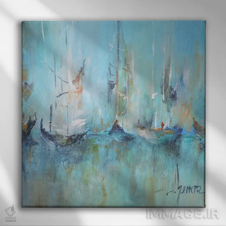 تابلو "آلتامار" اثر لتیسیا هررا - نمای روبهرو روی دیوار