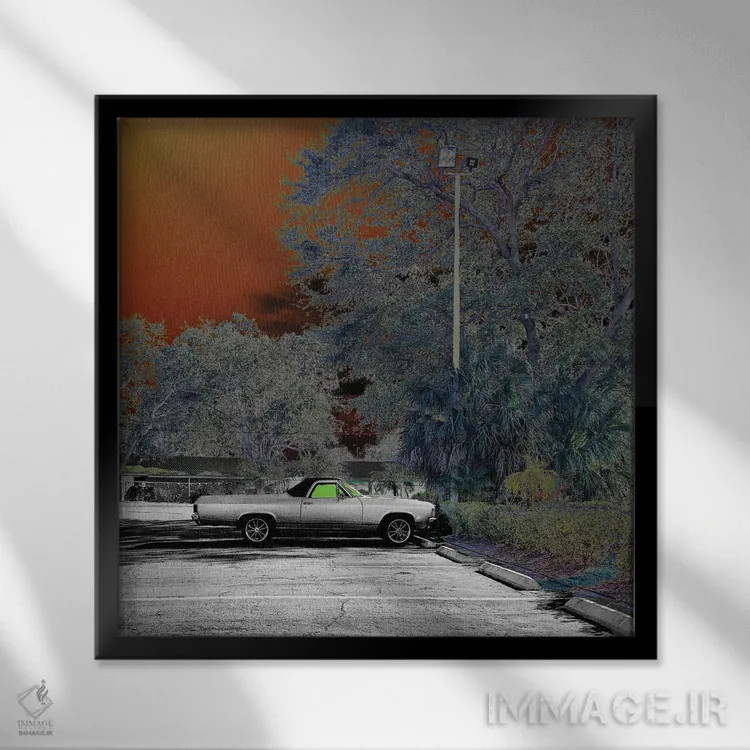 تابلو "رویاپردازی ال کامینو" اثر سیسرو اسپین - نمای قابدار مشکی