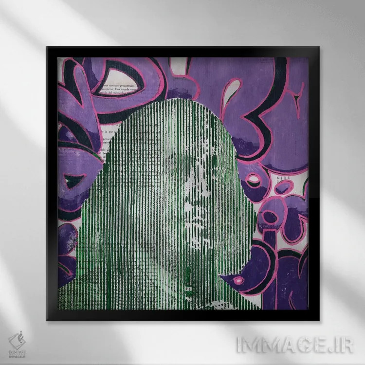 تابلو "ثروت ۴" اثر سیسرو اسپین - نمای قابدار مشکی